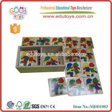 Caja De Madera De Puzzle Juguetes Kinder